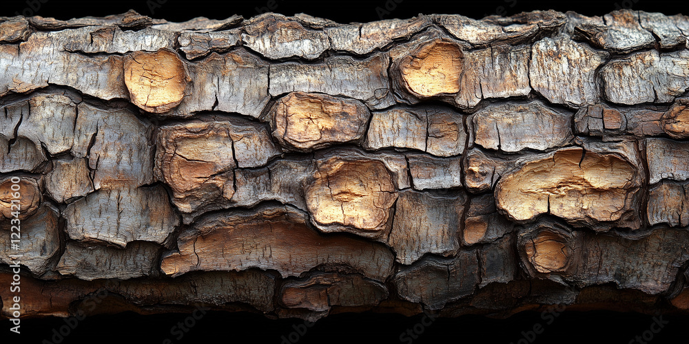 Close-up of tree bark with a natural textured surface Close-up of tree bark with a natural textured surface