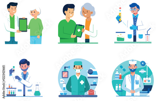 Wallpaper Mural Doctor's notes medicine bundle: a healthcare record collection Stickers Torontodigital.ca