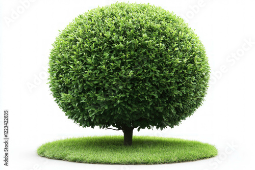 Bush On White Background