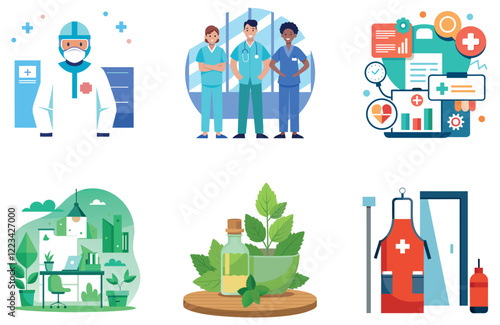 Doctor's Bundle: Medicine and Healthcare Collection Stickers