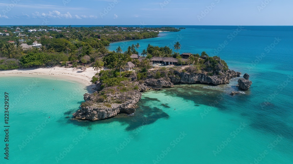 Obraz premium view of a island
