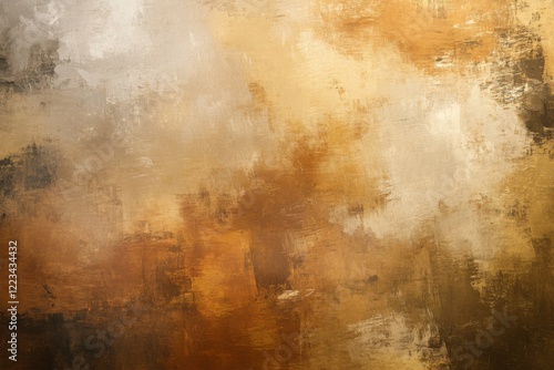  image Earthtone fluid acrylic texture with tiltshift effect