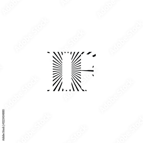 Minimalist IF FI Monogram Icon Logo for Timeless Branding