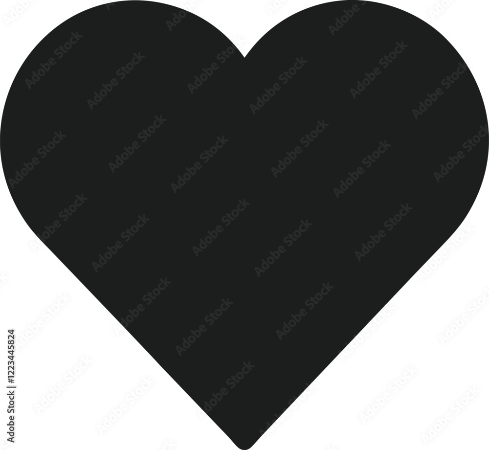 heart of the black vector illustration heart of the black vector illustration