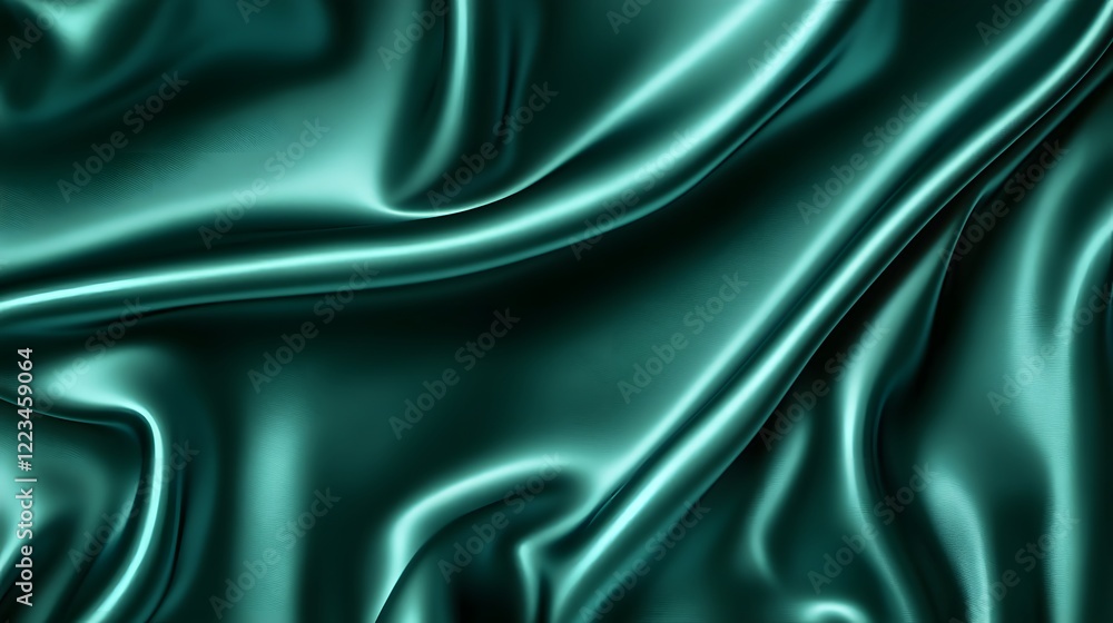 Obraz premium green satin background