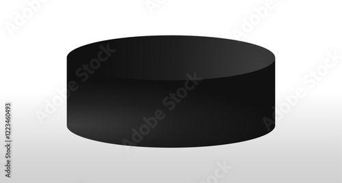 Black podium circle 3d Empty stage, product platform background, Vector illustration