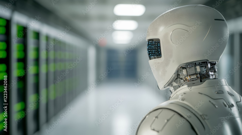 Elegant Quantum computing lab with metallic structures and holographic displays featuring an AI robot analyzing entangled particle data Elegant Quantum computing lab with metallic structures and holographic displays featuring an AI robot analyzing entangled particle data
