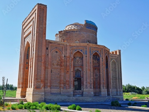 Canvas Print Turabek Khanum Mausoleum in Köneürgenç, Turkmenistan.