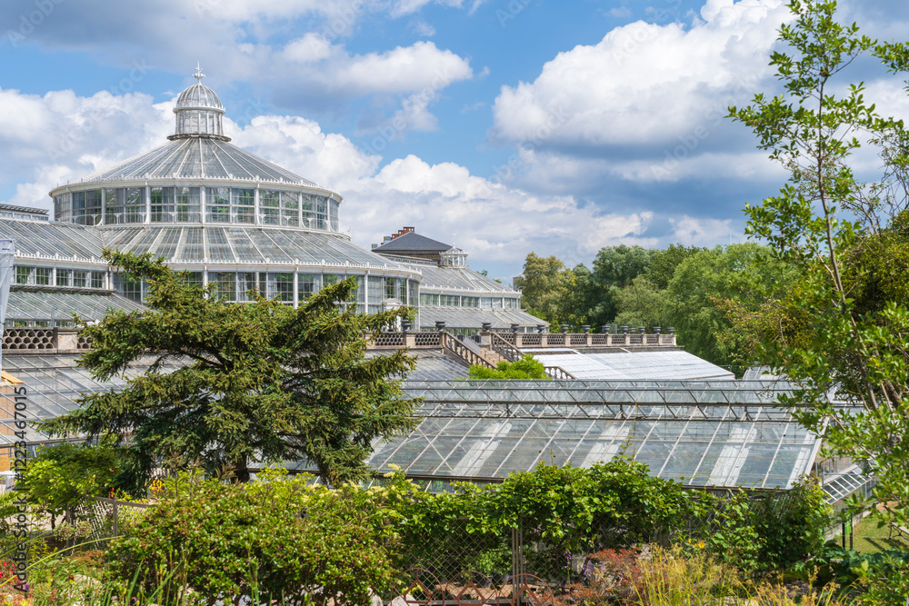 The Botanical Gardens with Butterfly House and a Tropical Palm House in Copenhagen