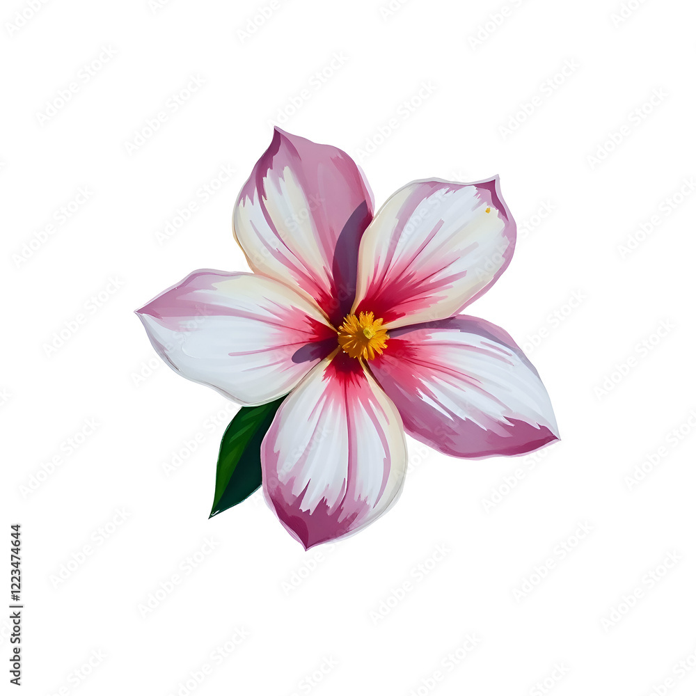 Jasmine flower isolated on white Jasmine flower isolated on white