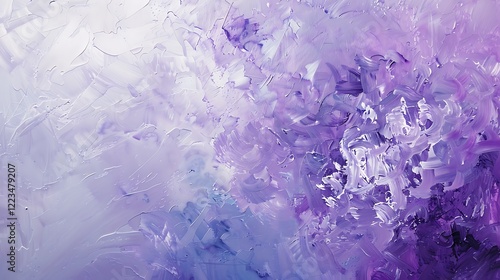 Abstract Spring Lilac Background Art, Featuring Soft Pastel Tones and Fluid Brushstrokes, Evoking a Sense of Renewal, Freshness, and the Beauty of the Spring Season