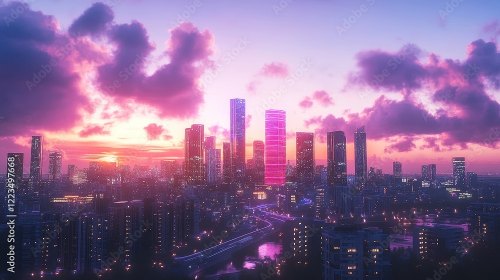 Fototapeta premium city at night