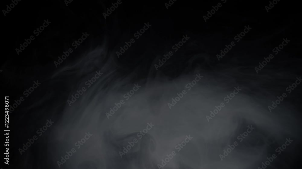 Abstract Smoke on Black Background, 4K Resolution for High-Quality Visual Effects Abstract Smoke on Black Background, 4K Resolution for High-Quality Visual Effects