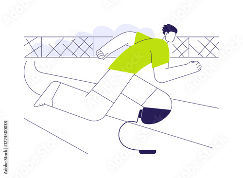 Artificial limbs abstract concept vector illustration.