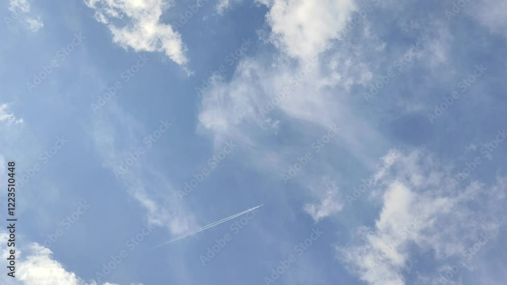 Natural clouds in the sky, blue color motion footage wallpaper background Natural clouds in the sky, blue color motion footage wallpaper background