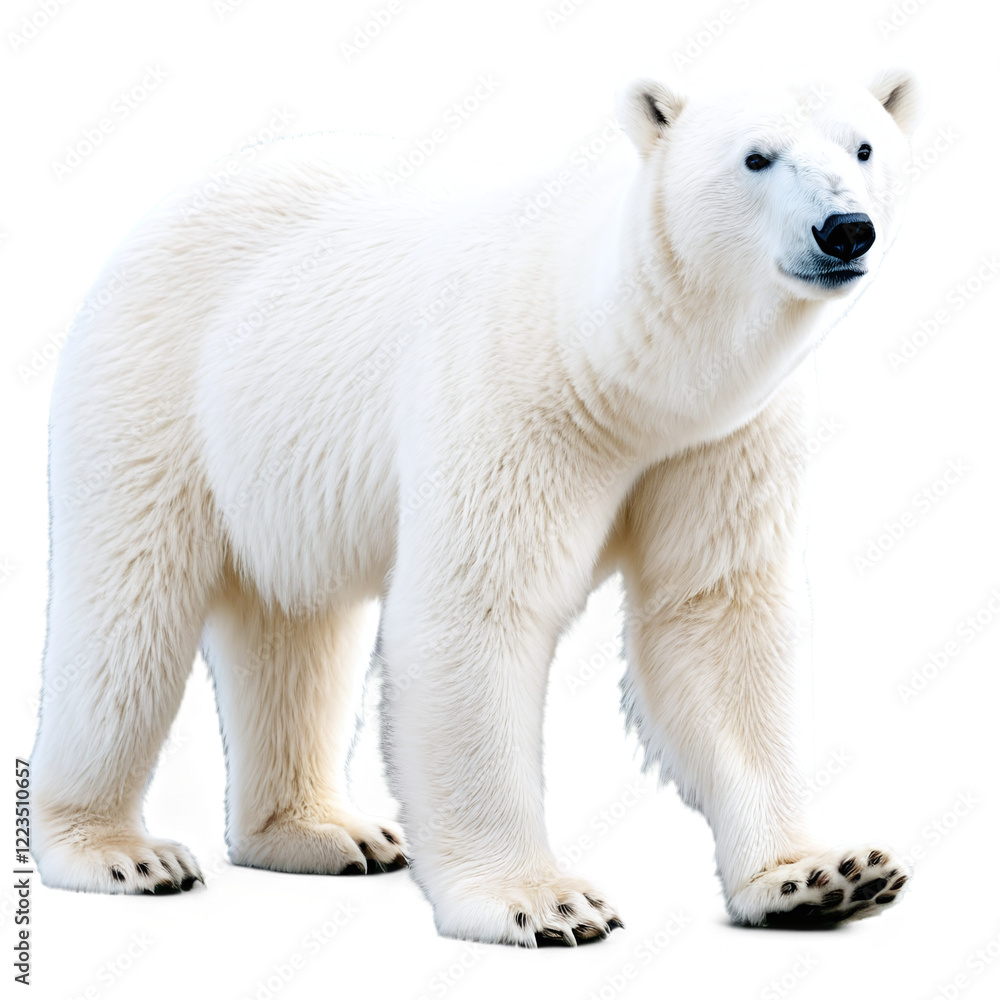 Polar Bear isolated on transparent background Polar Bear isolated on transparent background