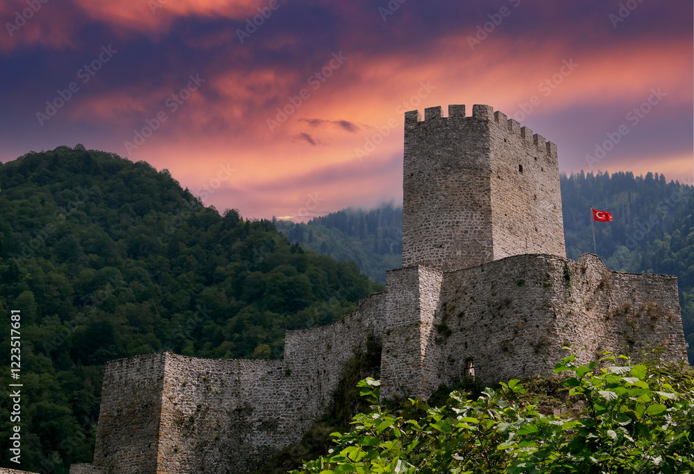 Zilkale is a medieval castle located in the Fırtına Valley within the Pontic Mountains, and is one of the most important historical structures in the Çamlıhemşin district of rize province. Zilkale is a medieval castle located in the Fırtına Valley within the Pontic Mountains, and is one of the most important historical structures in the Çamlıhemşin district of rize province.