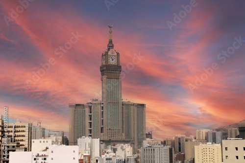 Royal Clock Tower Makkah in Makkah, Saudi Arabia. 