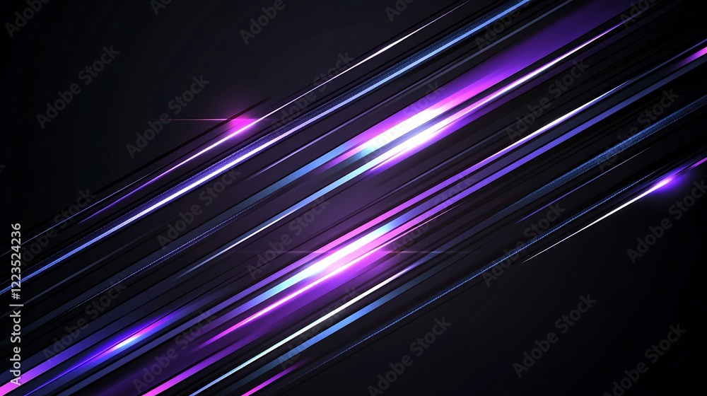 Abstract Diagonal Lines Glowing Purple And Blue Abstract Diagonal Lines Glowing Purple And Blue