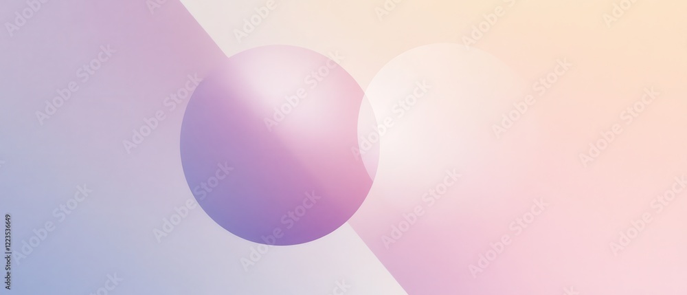 Pastel Sphere on Gradient Background: A single, iridescent sphere rests on a soft, pastel gradient background. Pastel Sphere on Gradient Background: A single, iridescent sphere rests on a soft, pastel gradient background.