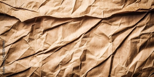 Wallpaper Mural Crumpled brown paper revealing organic textures, natural wrinkles creating minimalist backdrop with rustic, tactile visual character Torontodigital.ca