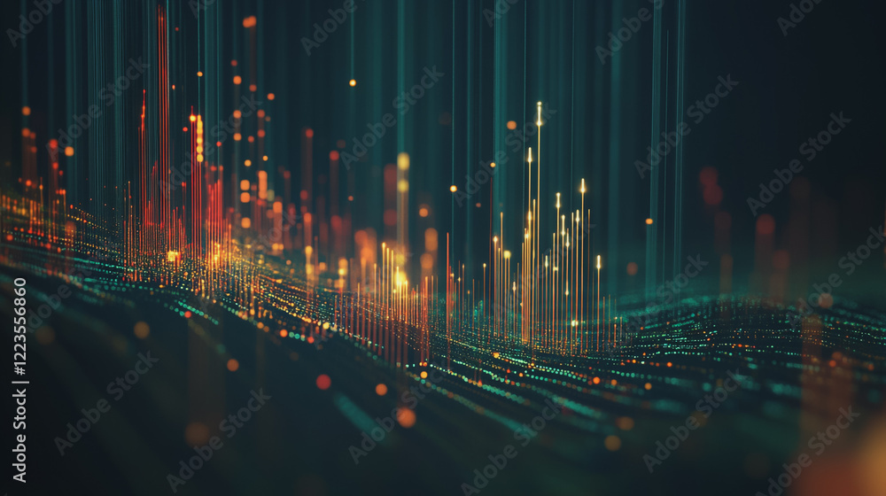 Abstract black background with Colorful charts and graphs with statistics to innovative analyze business potential and forecast future development of companies growth. Abstract black background with Colorful charts and graphs with statistics to innovative analyze business potential and forecast future development of companies growth.