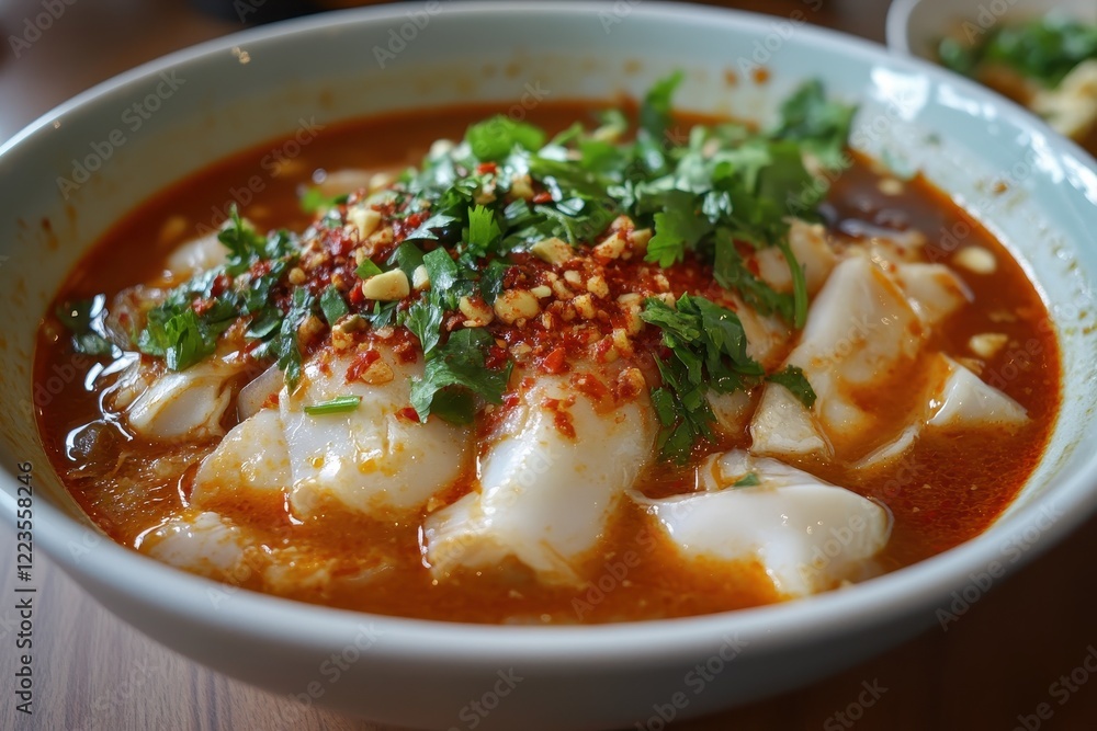 Spicy beef stomach broth with red pepper Spicy beef stomach broth with red pepper