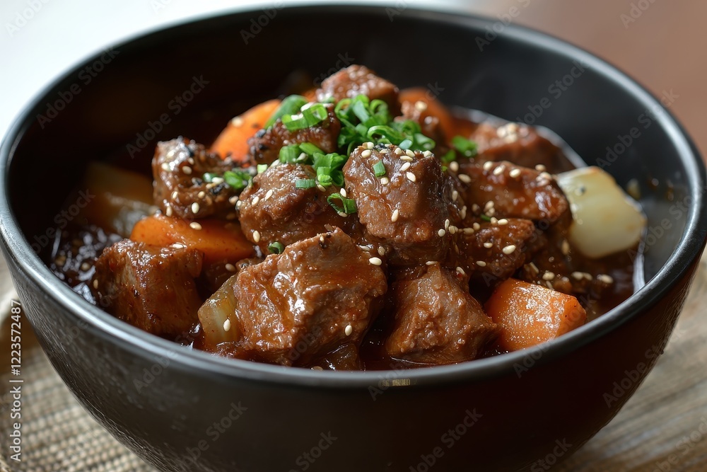 Korean spicy meat stew yukgaejang Korean spicy meat stew yukgaejang