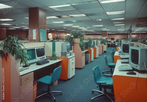 Retro Office Space: A Glimpse into the Past