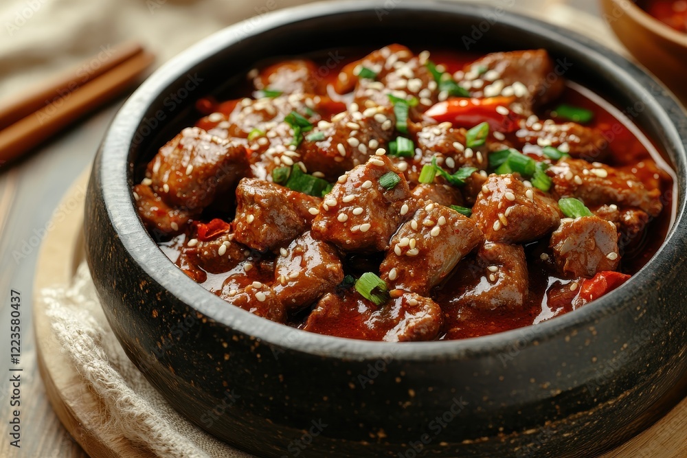 Spicy Korean beef soup Yukgaejang Spicy Korean beef soup Yukgaejang