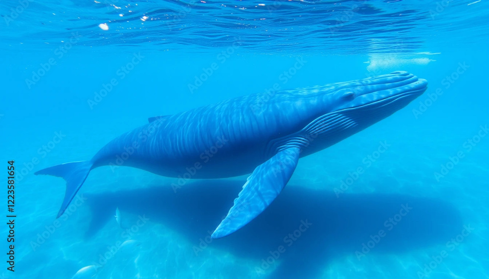 Fototapeta premium whale,s in water