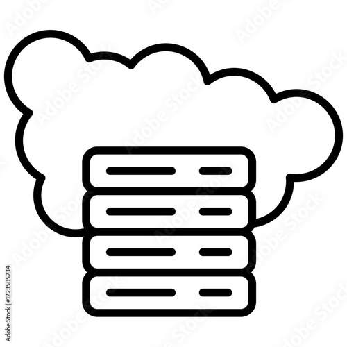 Cloud Server Icon