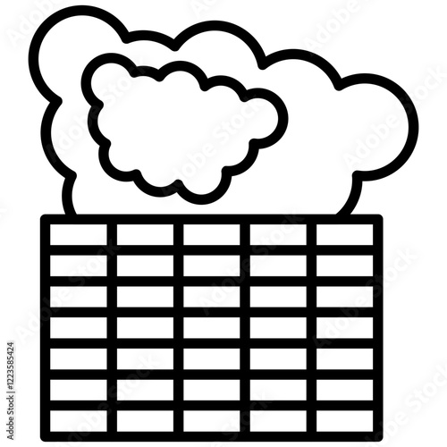 Cloud Firewall Icon