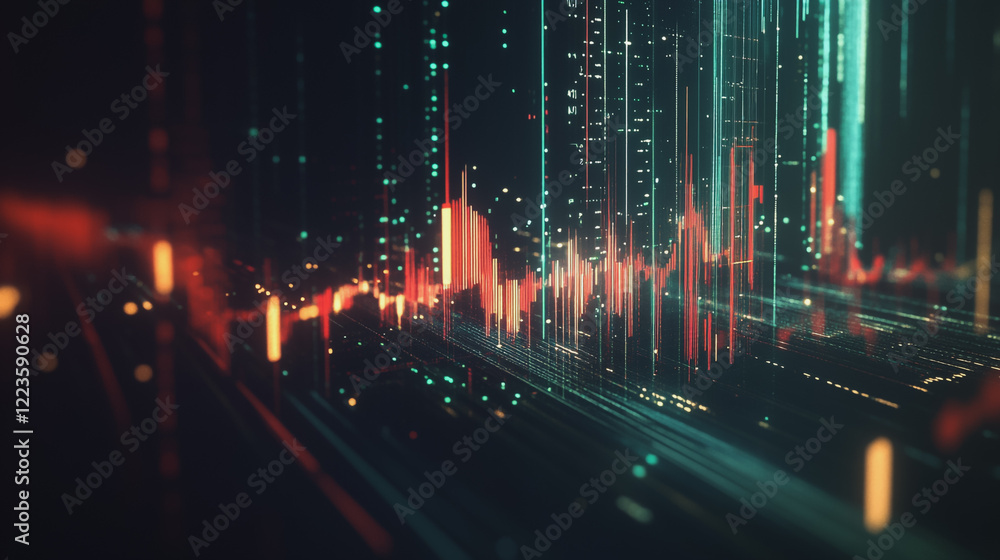 Abstract black background with Colorful charts and graphs with statistics to innovative analyze business potential and forecast future development of companies growth. Abstract black background with Colorful charts and graphs with statistics to innovative analyze business potential and forecast future development of companies growth.