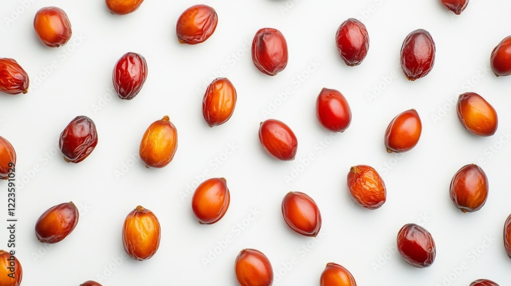 A Delightful Pattern of Dates, a Nutritious and Sweet Treat A Delightful Pattern of Dates, a Nutritious and Sweet Treat