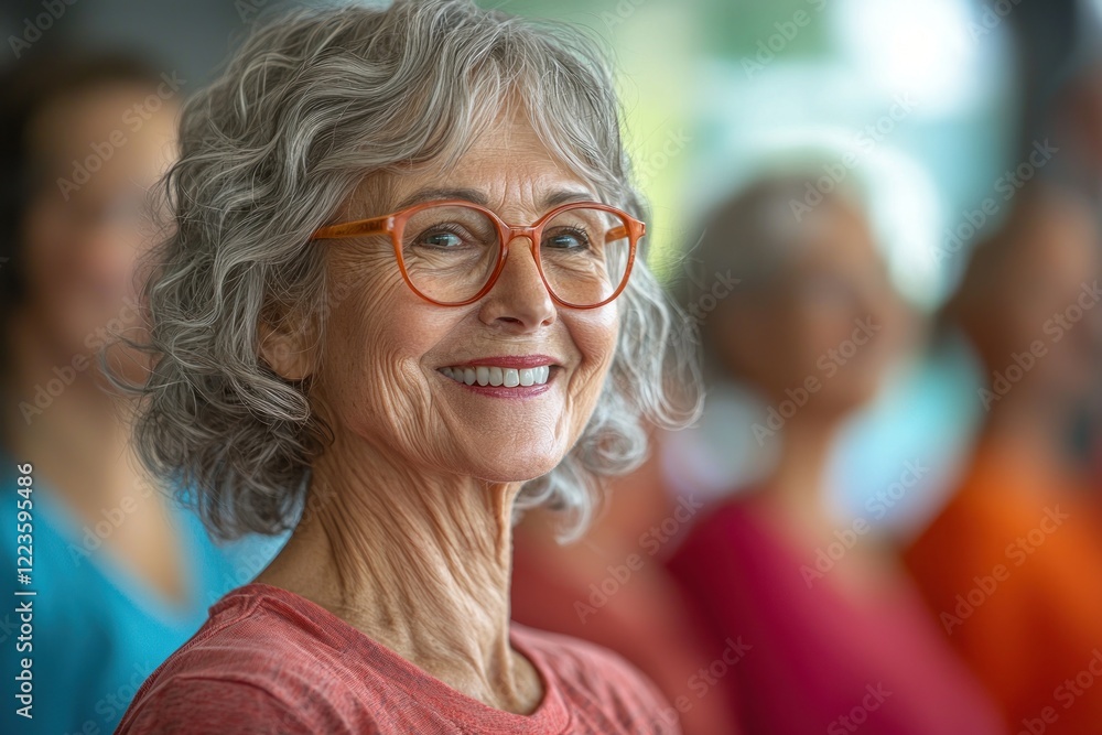 A sporty group of seniors participating in a fitness class led by an enthusiastic instructor, their synchronized movements and smiles reflecting their zest for life. A sporty group of seniors participating in a fitness class led by an enthusiastic instructor, their synchronized movements and smiles reflecting their zest for life.