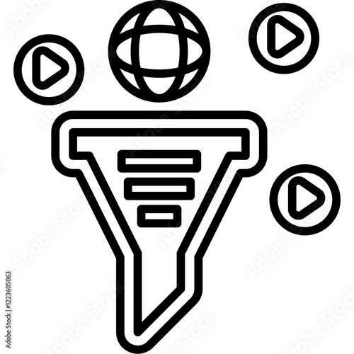 Marketing Funnel Icon