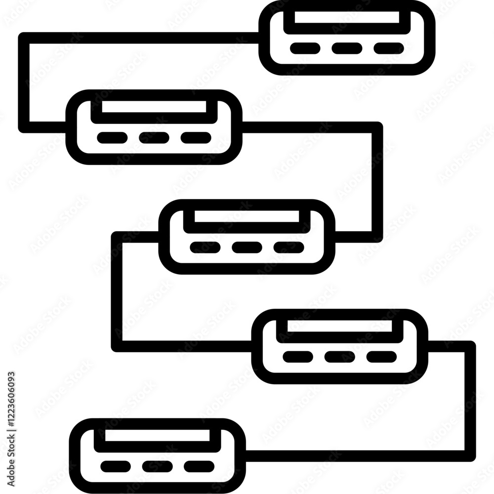 Content Workflow Icon Content Workflow Icon