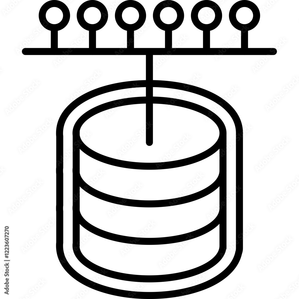 Data Science Pipeline Icon Data Science Pipeline Icon