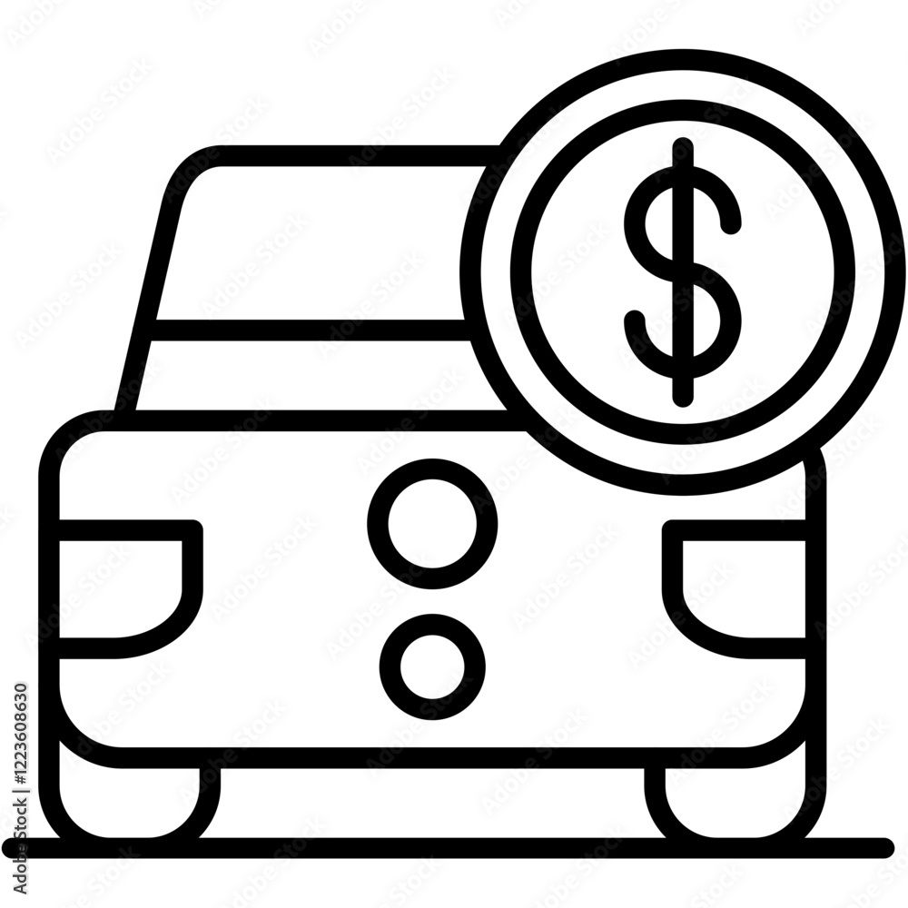 Paid Parking Icon Paid Parking Icon