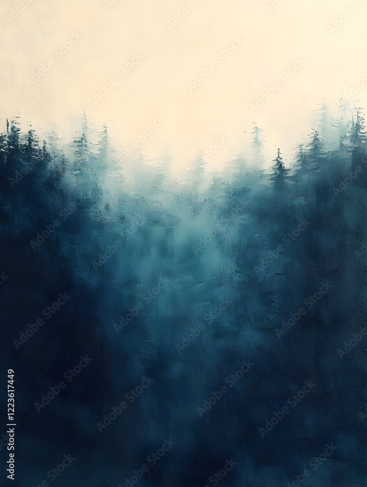 Fototapeta premium A bold gradient transitioning from deep navy blue to muted gray.