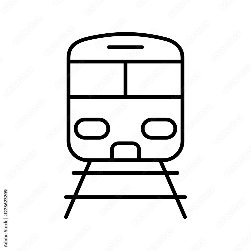 Subway high speed train icon Vector logo set flat Subway high speed train icon Vector logo set flat