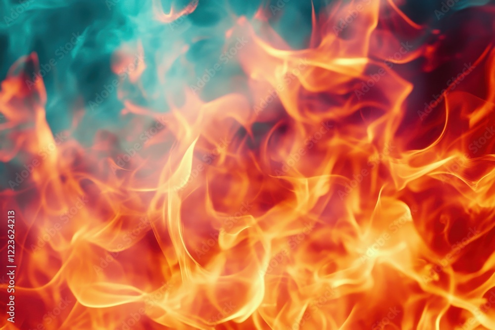 vibrant fire abstraction with deep textures and colors vibrant fire abstraction with deep textures and colors