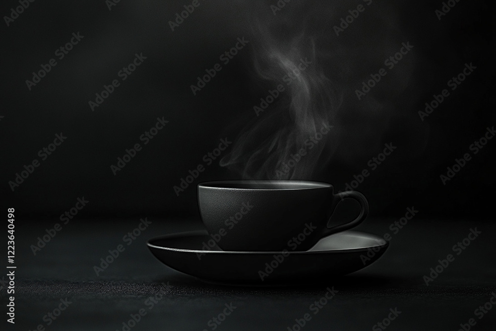 Obraz premium cup of hot coffee