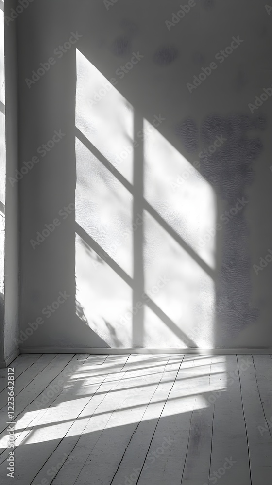 Obraz premium A diagonal line cutting across an empty white canvas, leaving most of the space untouched.