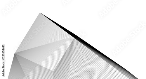 abstract modern buildings, architectural  3d
