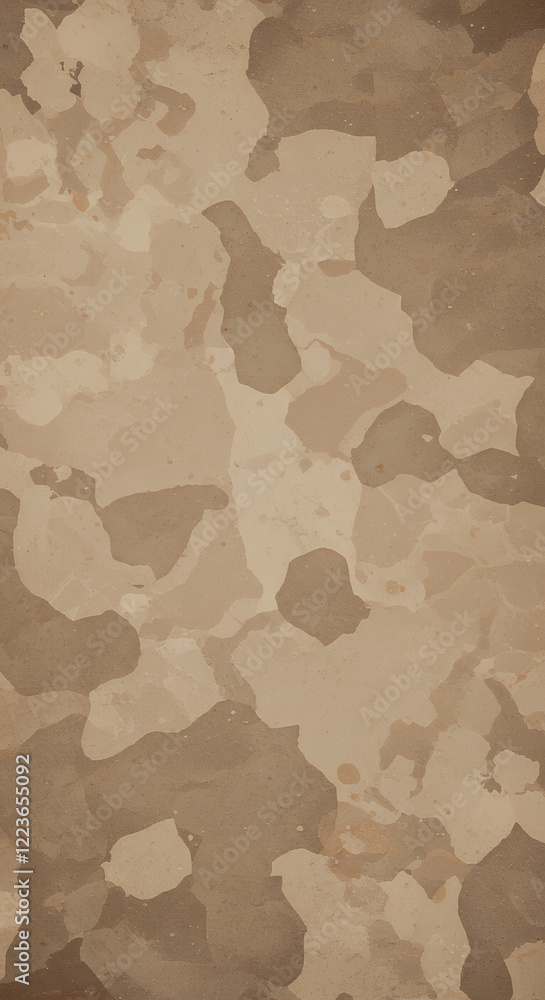Fototapeta premium Abstract Beige and Brown Camouflage Pattern Texture Background
