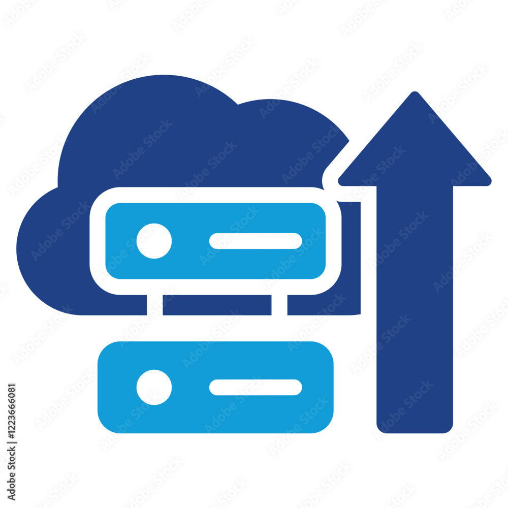 Optimized Storage Dual Tone Icon Optimized Storage Dual Tone Icon