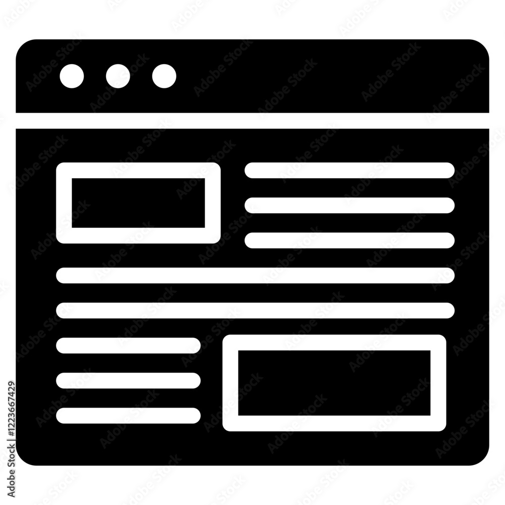 User Interface Solid Black Icon User Interface Solid Black Icon