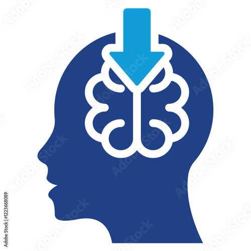 Cognitive Load Dual Tone Icon